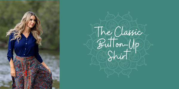 Find all your boho statements and staples alike at Cienna Designs. Like our classic button-up shirt!