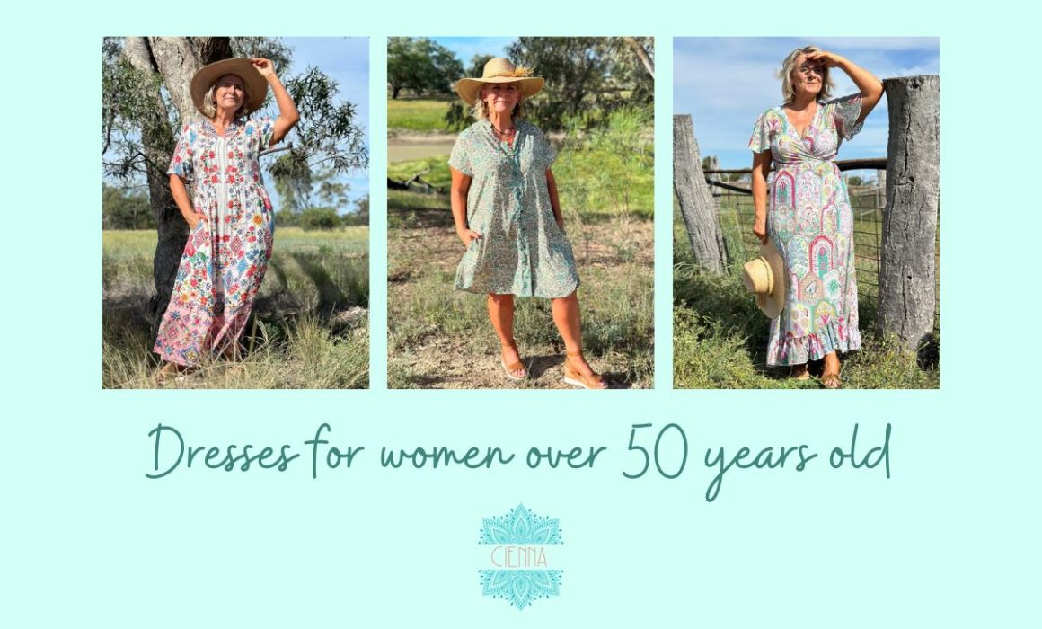 Dresses for women over 50 years old