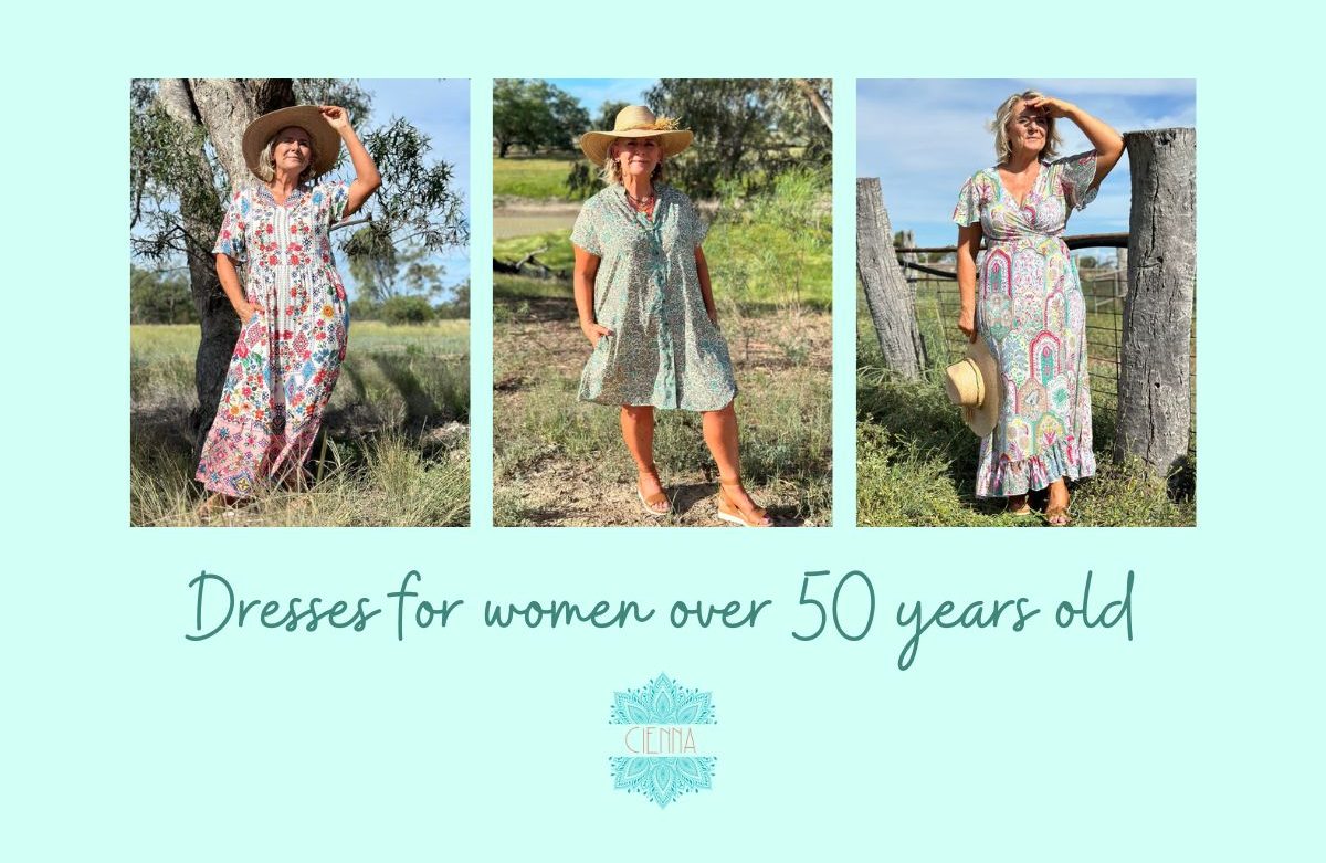 Dresses for women over 50 years old